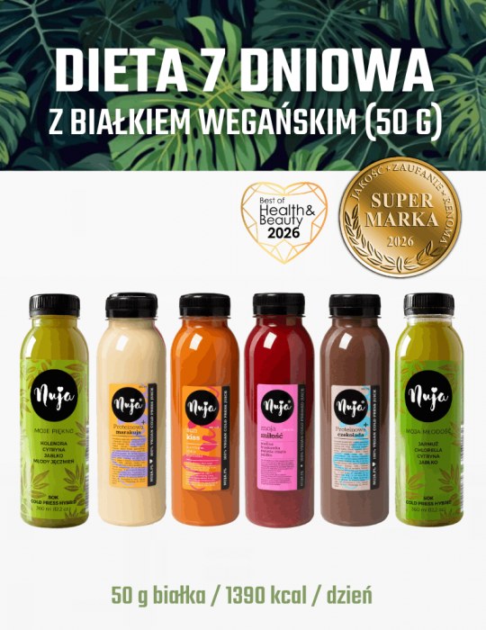 Najlepsza Dieta sokowa z białkiem 7-dniowa Nuja